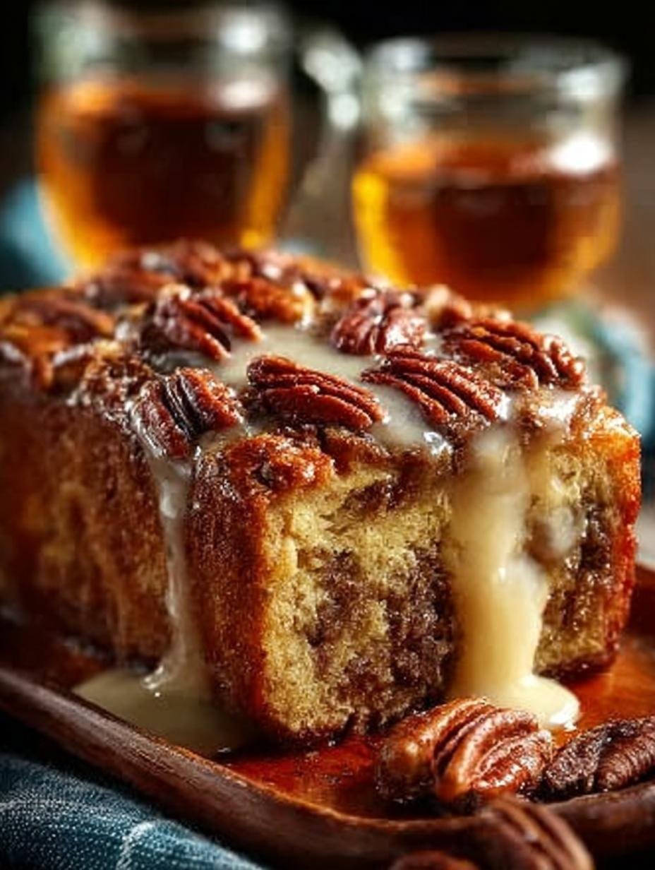 Irresistible Pecan Bourbon Bread