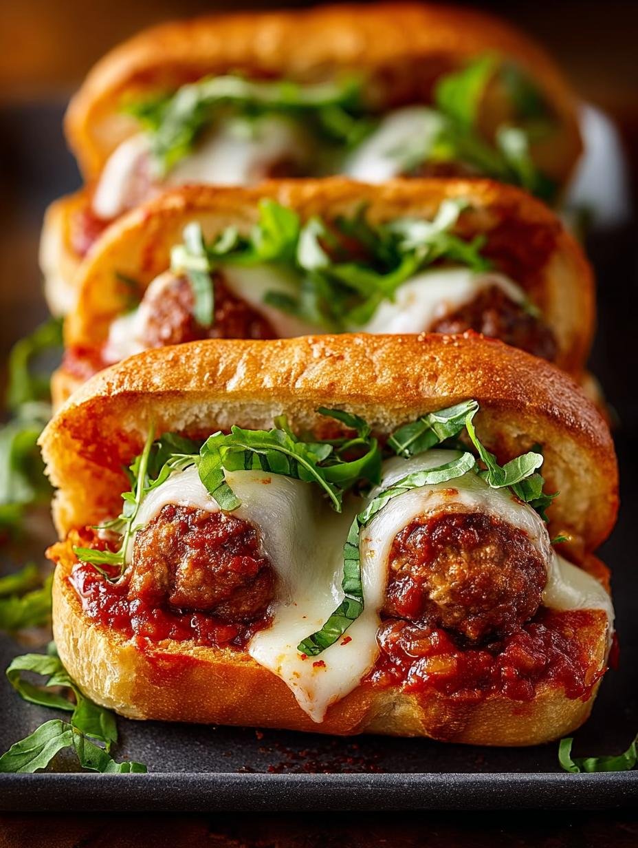 Italian Meatball Sub Sandwiches: 8 Cheesy Delights - Italian Meatball Sub Sandwiches - additional detail