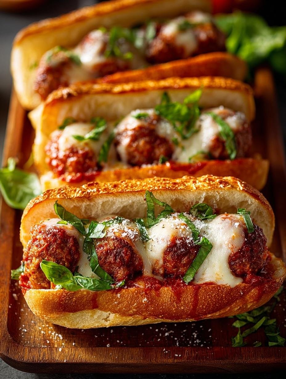 Italian Meatball Sub Sandwiches