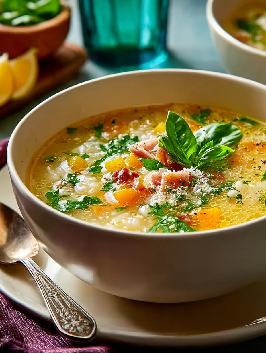 Healing Italian Penicillin Soup for Comfort and Recovery - Italian Penicillin Soup - main visual representation