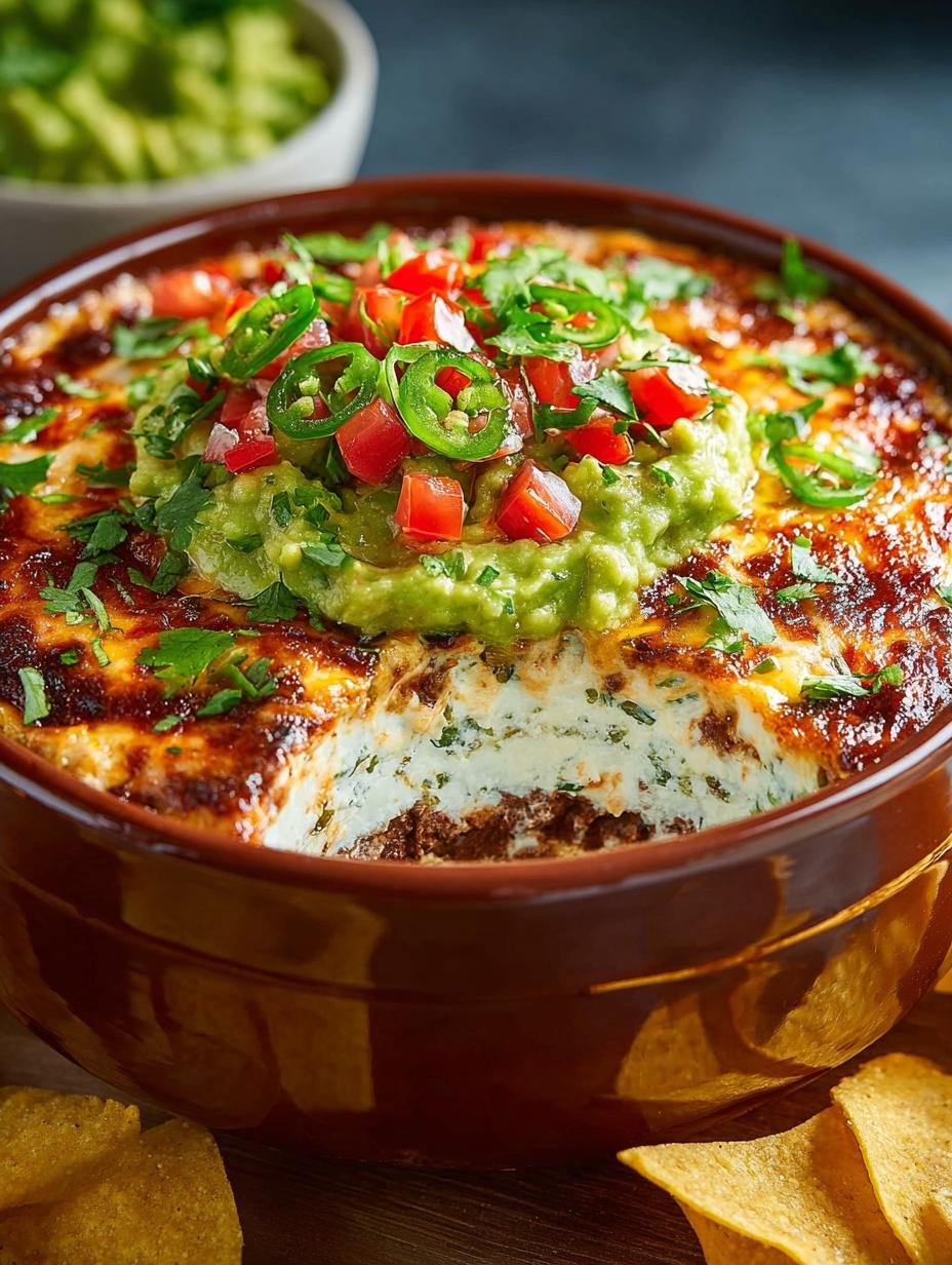 Layer Dip with Guacamole: 7 Layers of Flavorful Delight - Layer Dip with Guacamole - main visual representation
