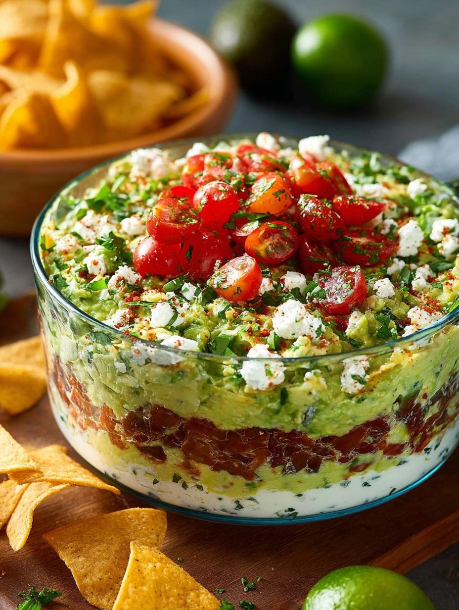 Layer Dip with Guacamole