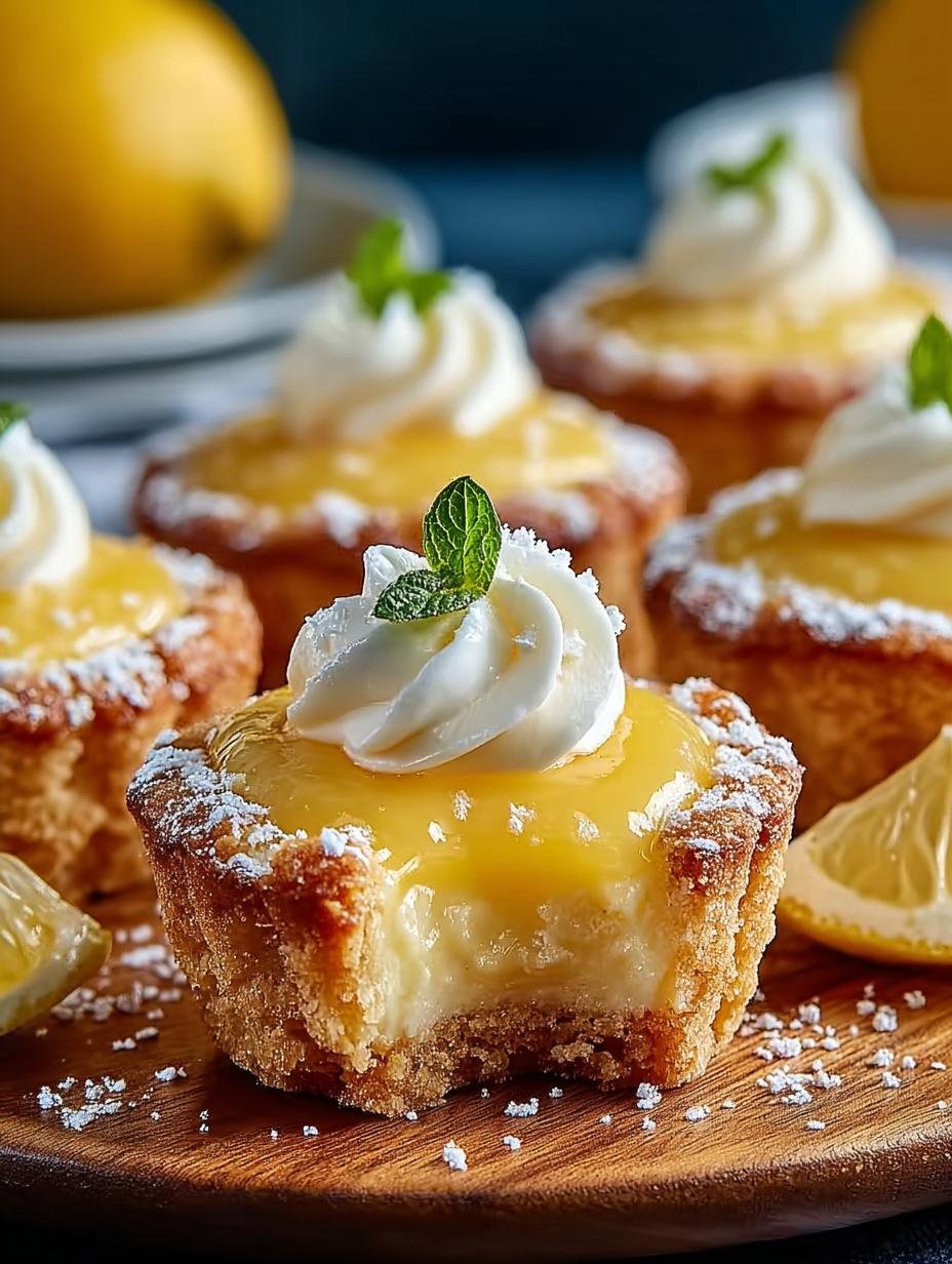 Lemon Curd Cookie Cups