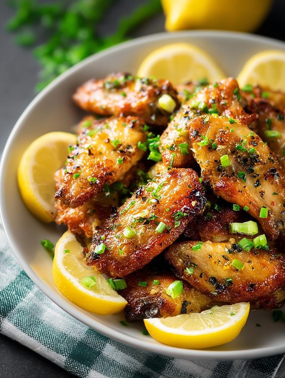 Lemon Garlic Chicken Wings: 5 Irresistible Recipes to Try 2 Lemon Garlic Chicken Wings: 5 Irresistible Recipes to Try - Lemon Garlic Chicken Wings - additional detail