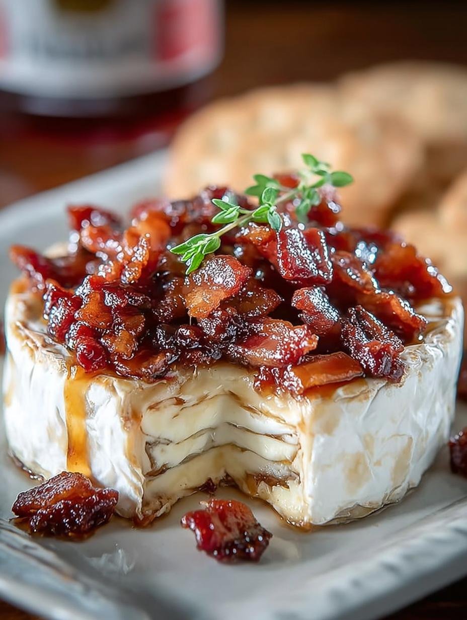 Maple Bacon Brie Cheese