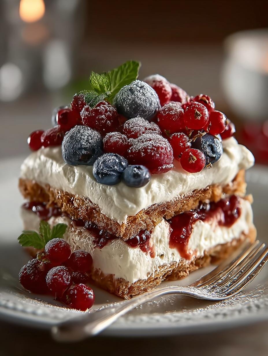 Non Alcoholic Berry Spekulatius Delight: 8 Layers of Joy - Non Alcoholic Berry Spekulatius - additional detail