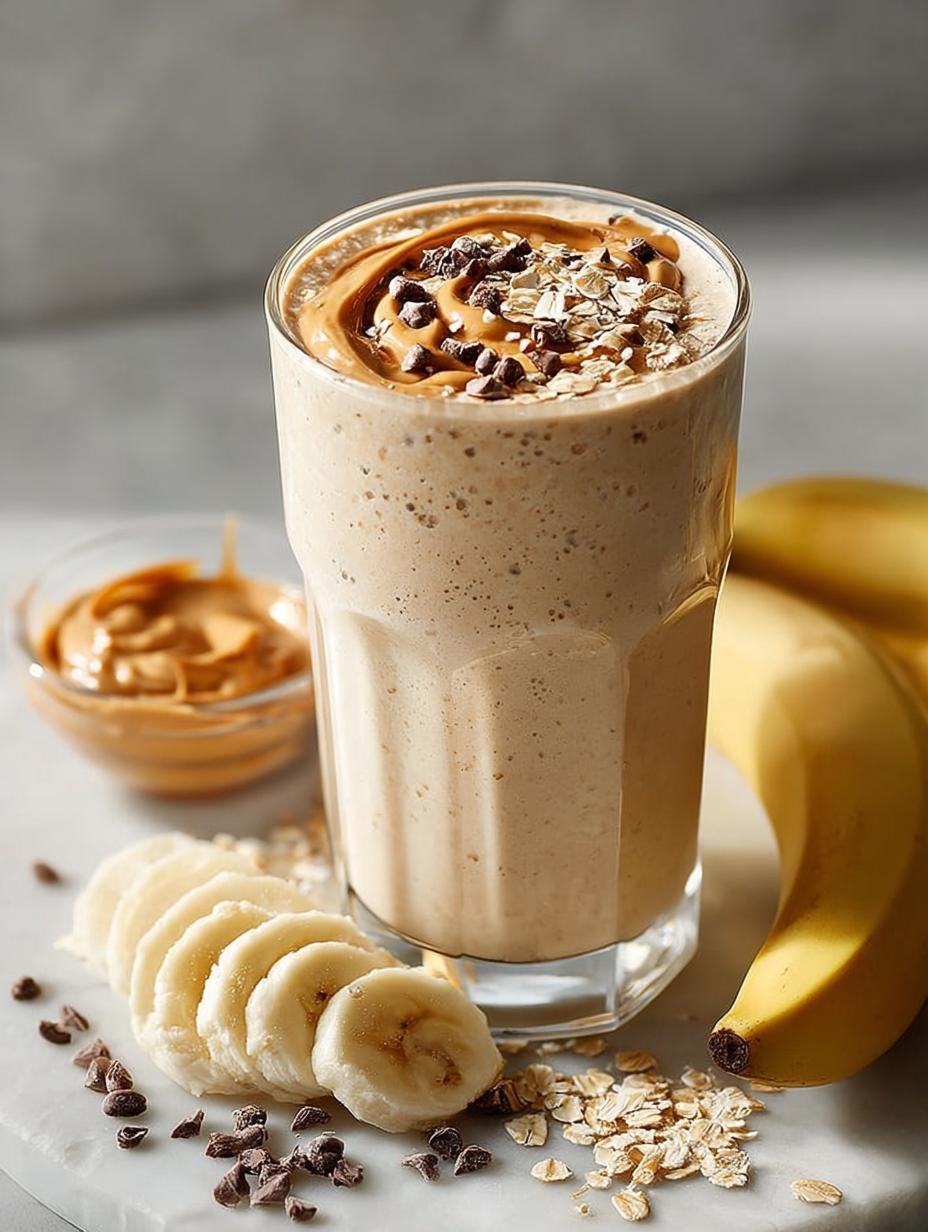 Delicious Peanut Butter Banana Smoothie Recipe - Peanut Butter Banana Smoothie - main visual representation