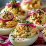 Pickled Onion Deviled Eggs: 12 Bold and Creamy Delights 3 Pickled Onion Deviled Eggs