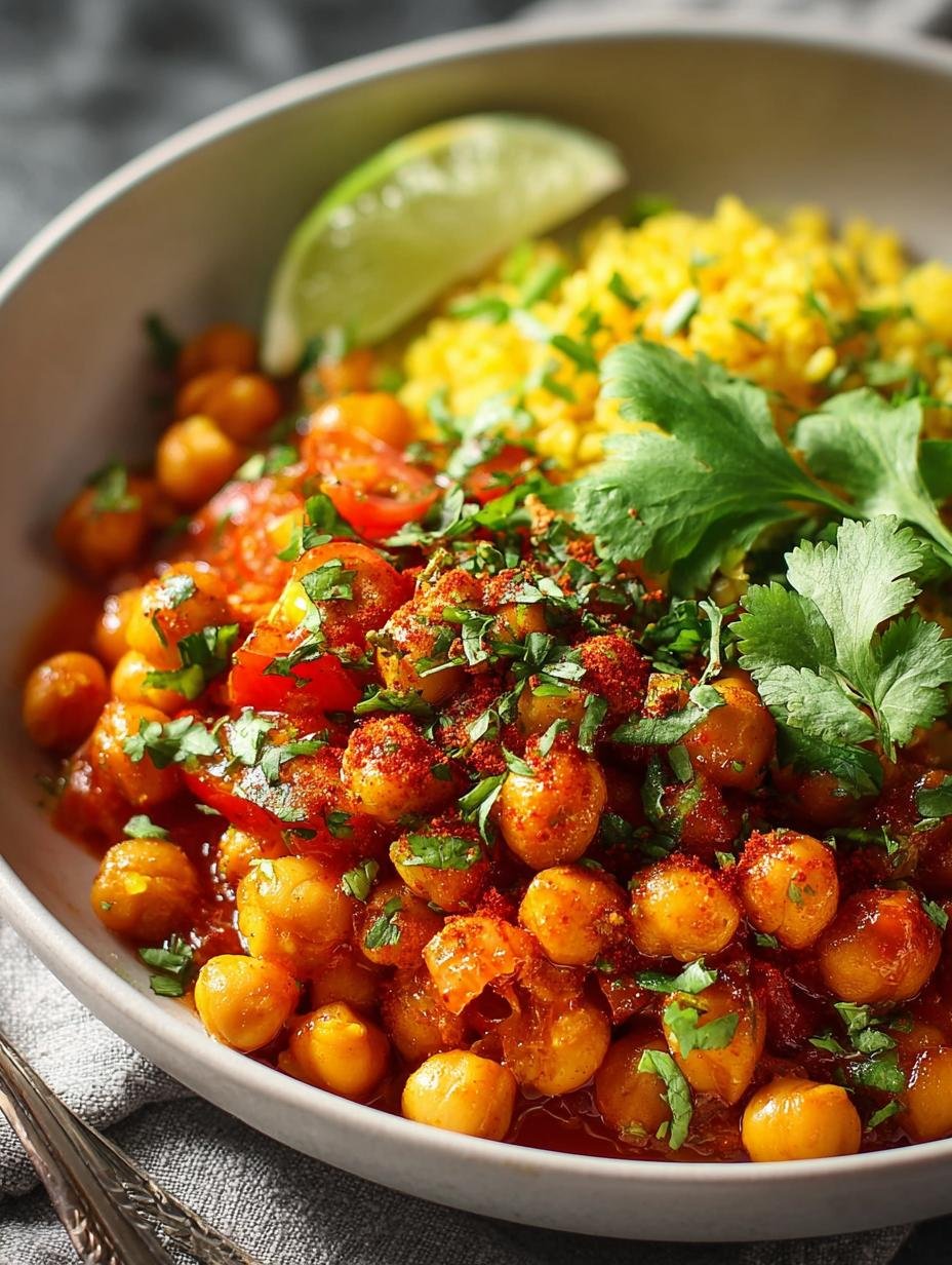 Puerto Rican Chickpeas with Sofrito and Rice Delight - Puerto Rican Chickpeas with - additional detail