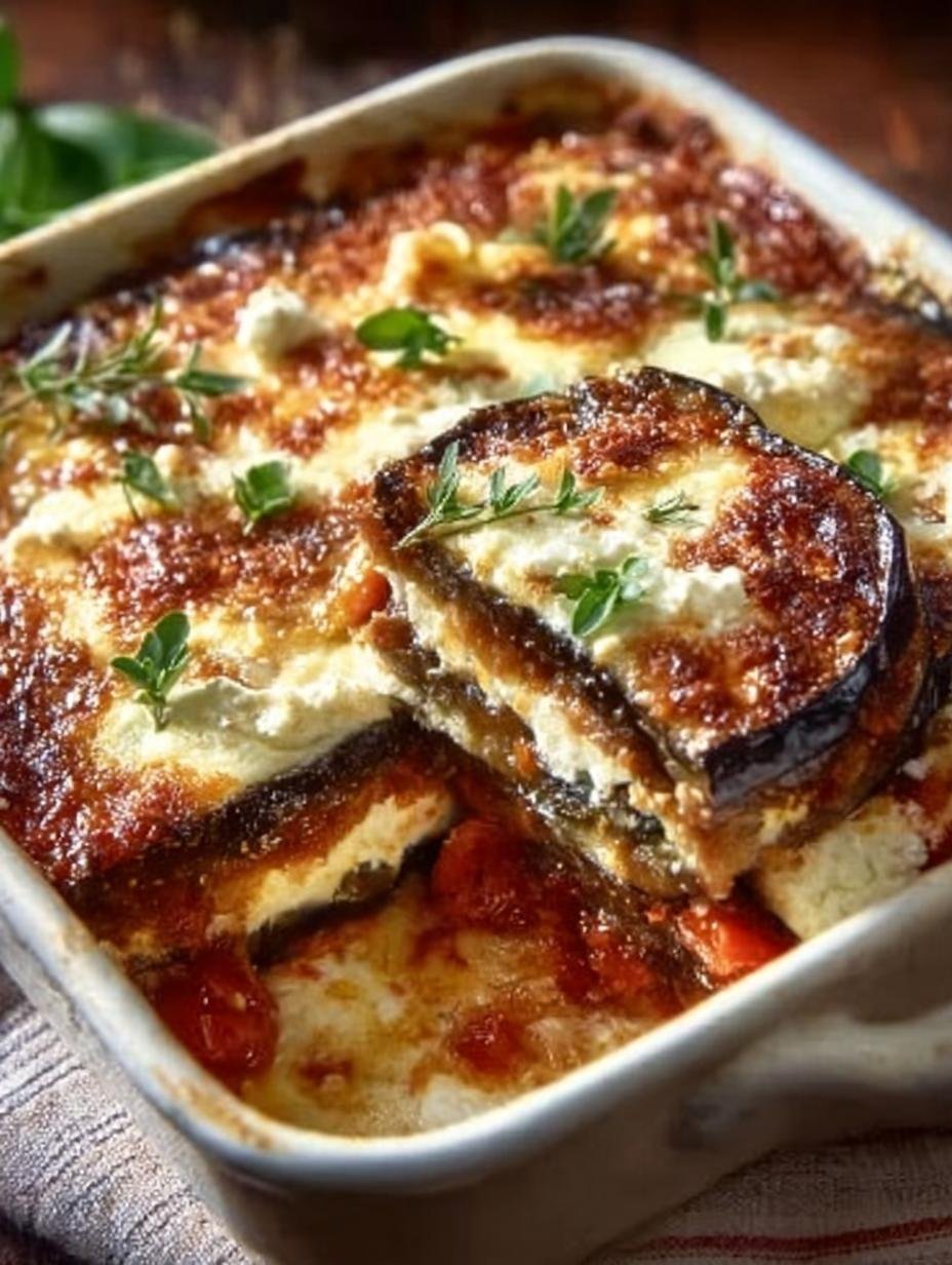 Delicious Ricotta Eggplant Casserole Recipe to Try 1 Delicious Ricotta Eggplant Casserole Recipe to Try - Ricotta Eggplant Casserole - main visual representation