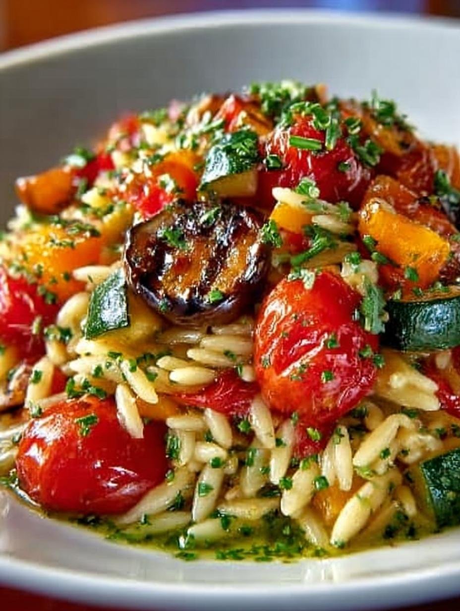 Roasted Vegetable Orzo: 5 Reasons You'll Love This Dish 1 Roasted Vegetable Orzo: 5 Reasons You'll Love This Dish - Roasted Vegetable Orzo - main visual representation