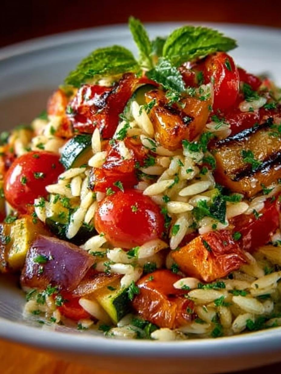 Roasted Vegetable Orzo
