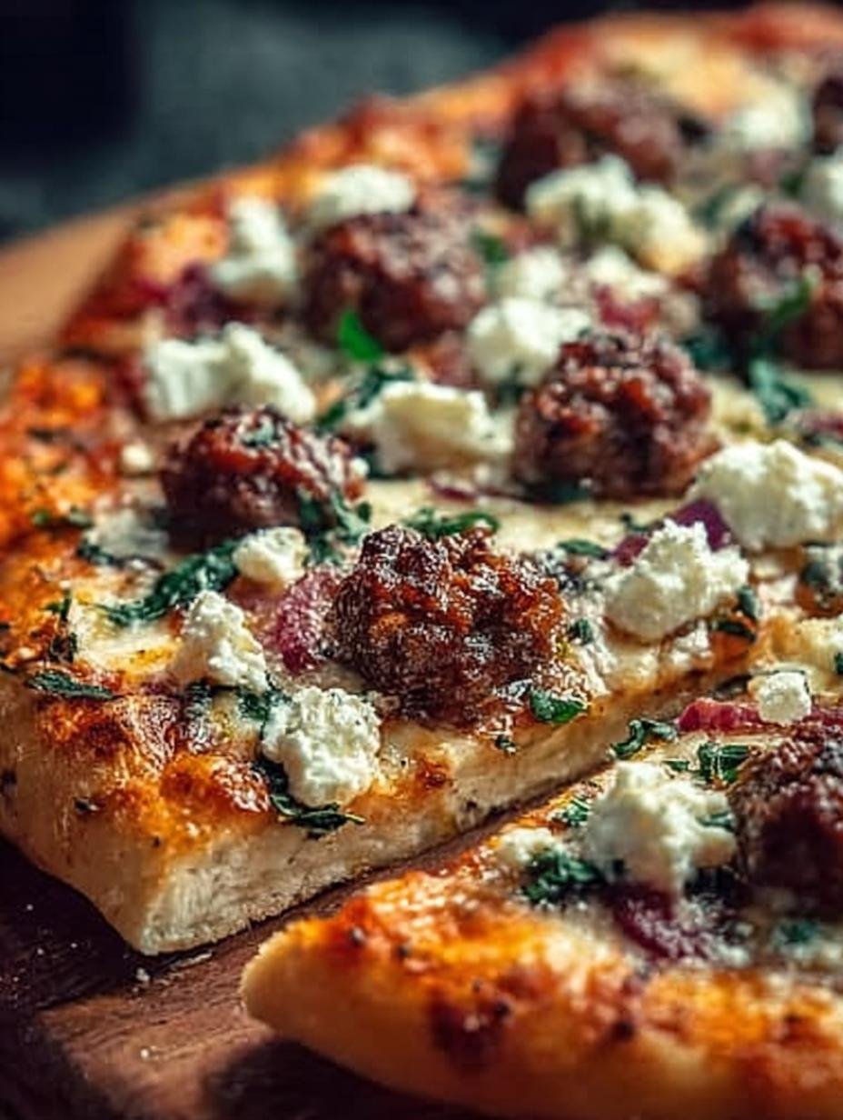 Easy Sausage Feta Pizza: 7 Reasons to Love It - Sausage Feta Pizza - additional detail