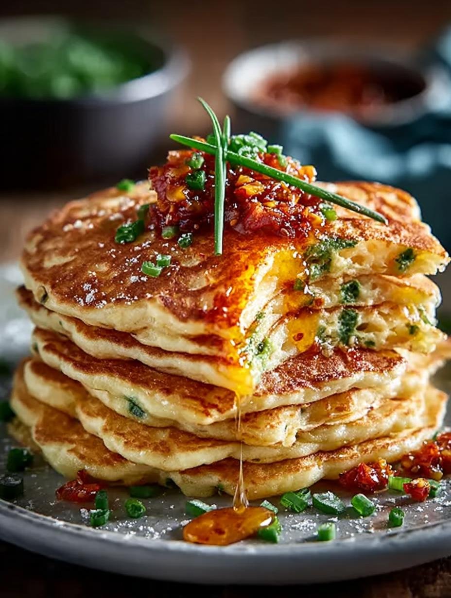 Savory Dinner Pancakes with