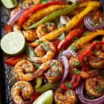 Sheet Pan Shrimp Fajitas