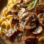 Slow Cooker Beef Stroganoff