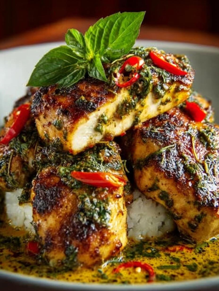 Delicious Spiced Coconut Basil Chicken Recipe to Try 1 Delicious Spiced Coconut Basil Chicken Recipe to Try - Spiced Coconut Basil Chicken - main visual representation