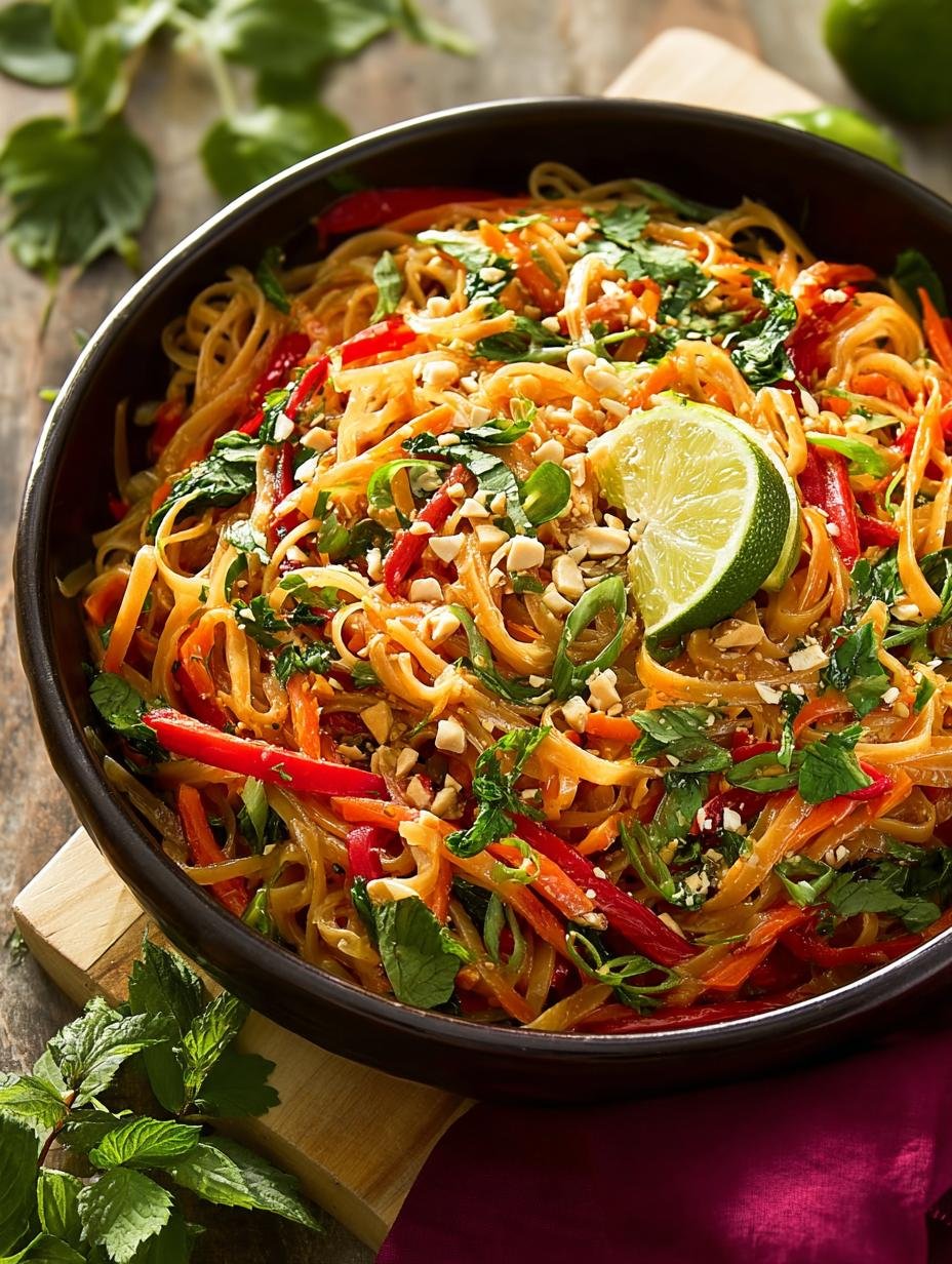 Spicy Thai Noodles with Peanut Sauce: 5 Flavorful Secrets 2 Spicy Thai Noodles with Peanut Sauce: 5 Flavorful Secrets - Spicy Thai Noodles with - additional detail