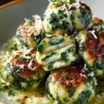 Delicious Sudtiroler Spinach Dumplings with Butter 3 Sudtiroler Spinach Dumplings with