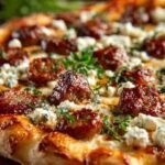 Sweet Spicy Hot Sausage Feta Honey Pizza Recipe 3 Sweet Spicy Hot Sausage