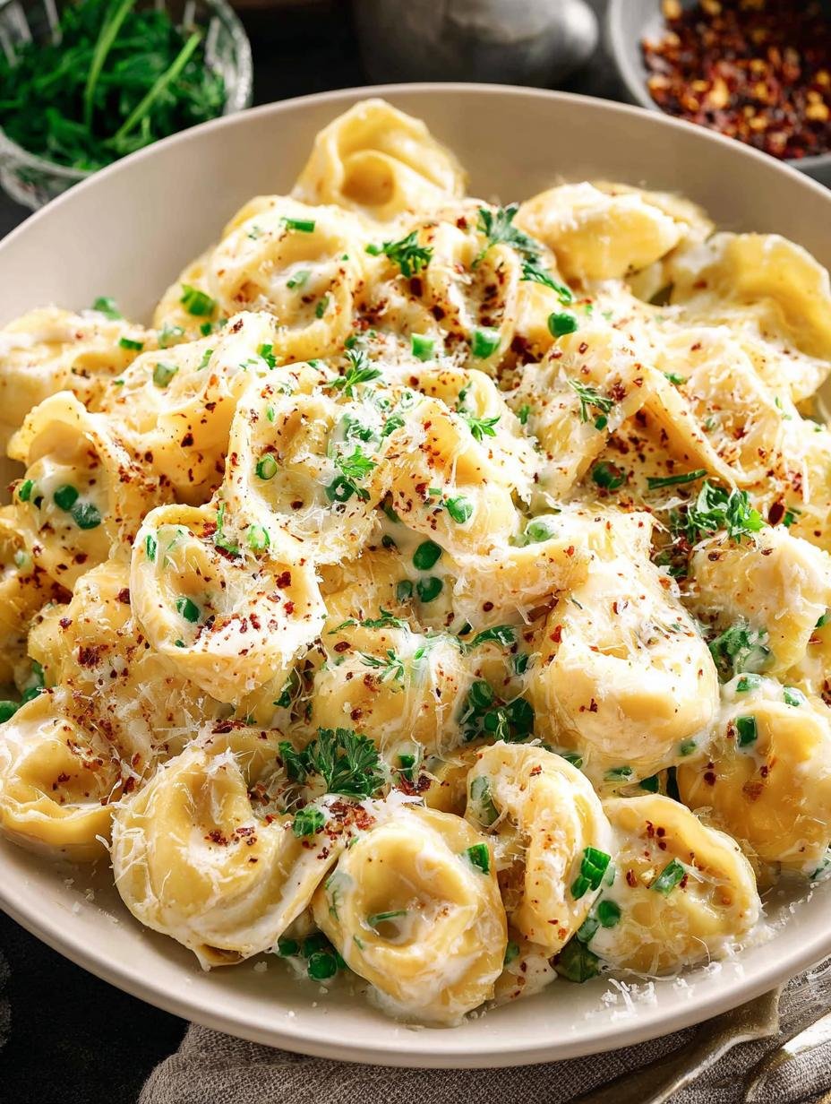 Tortellini Alfredo: 7 Ways to Enjoy This Comforting Dish - Tortellini Alfredo - additional detail