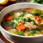Turkey Rice Soup with Lemon and Parsley Gremolata 3 Turkey Rice Soup with