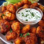Vegan Cauliflower Buffalo Wings