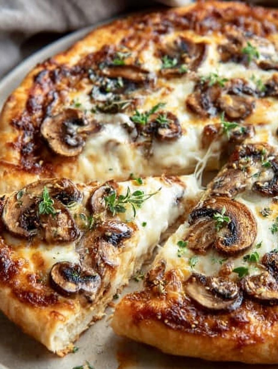 Ultimate White Mushroom Pizza Recipe for Pizza Lovers - White Mushroom Pizza - additional detail