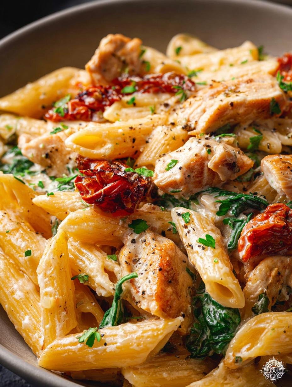 Baked Tuscan Chicken Pasta