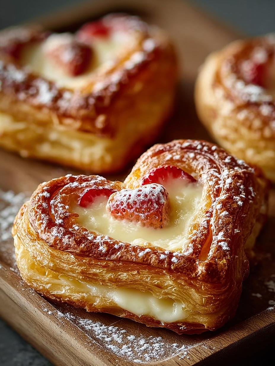 Cheese Heart Danishes: 12 Irresistible Treats for Valentine’s - Cheese Heart Danishes - main visual representation