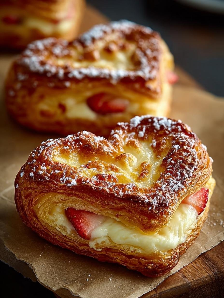Cheese Heart Danishes: 12 Irresistible Treats for Valentine’s - Cheese Heart Danishes - additional detail