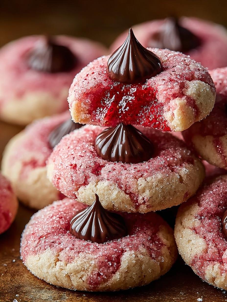 Strawberry Kiss Cookies
