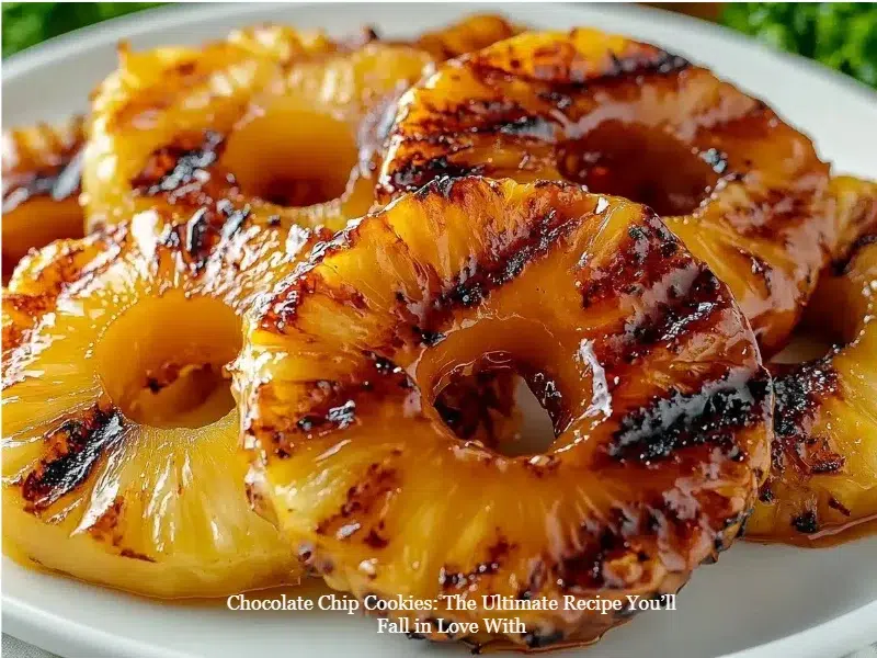 home 9 Delicious homemade chocolate chip cookies on a wooden table