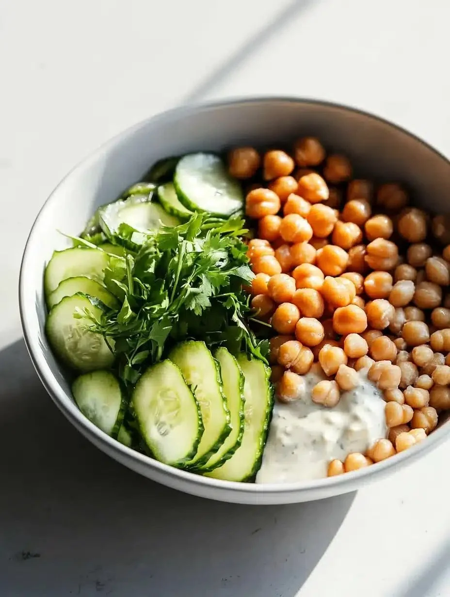 home 10 Healthy grain bowl with chickpeas and tahini dressing