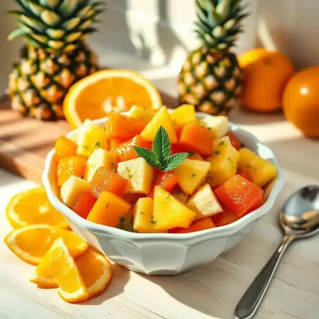 Fresh Sunshine Salad with colorful vegetables and dressing