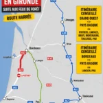 Fermeture A63 entre Bordeaux et Liposthey, circulation perturbée.