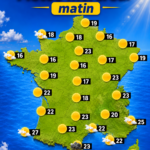 Carte météo du mercredi matin 29 juillet 2026